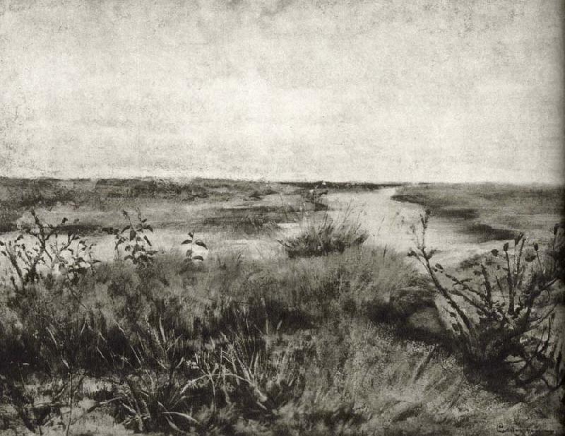 Gustaf Cederstrom landskap oil painting picture